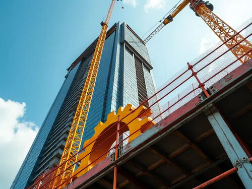 latest company blog about Cuplock Scaffolding Boosts Safety in Highrise Construction