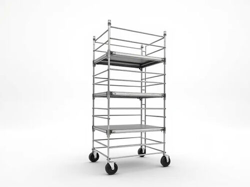 latest company blog about Lightweight Aluminum Scaffolding Boosts Safety for Highaltitude Work