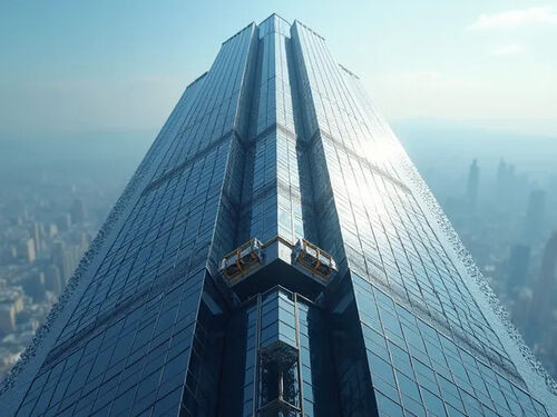 latest company blog about Spider Scaffolding Enables Safer More Efficient Highaltitude Construction