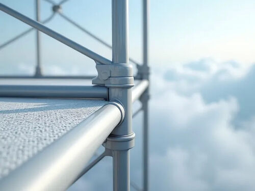latest company blog about FRP Scaffolding Boosts Safety for Highaltitude Construction