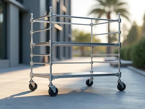 latest company blog about Aluminum Scaffolding Boosts Safety Efficiency in Painting Industry