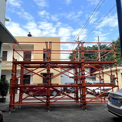 Good price Anti Oxidising Fiberglass Mobile Scaffold Tower 200kg/Sqm Load Capacity online