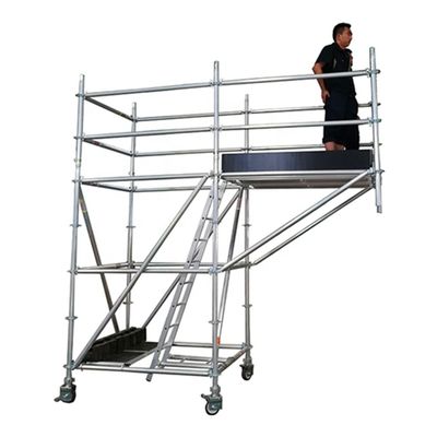 Good price 50.8mm Diameter Cantilever Aluminium Scaffold Tower Mobile Ring Lock Type Scaffolding online