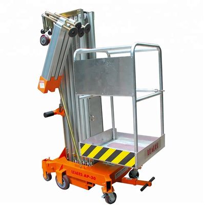 Good price Durable Aluminium Material Lifts Vertical Single Man Personnel Lift Platform online
