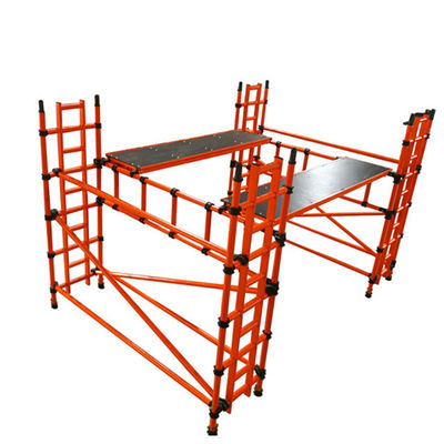 Good price Orange Fiberglass Mobile Scaffolding Tower DIN4422 Standard online