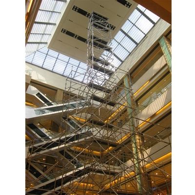 Good price 50.8mm Diameter Aluminium Scaffold Tower 39m Height 3.2m Thickness Ringlock Scaffolding online