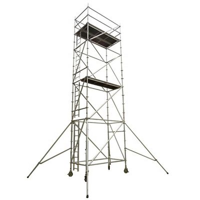 Good price Mobile Aluminium Scaffold Towers 1.8mm 3.2mm Thickness For Outdoor Building Construction online