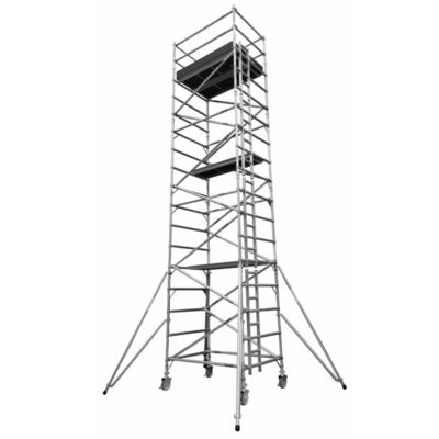 Good price Anodized Mobile Aluminium Scaffold Tower Easy Assemble / Disassemble online