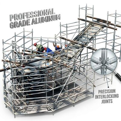 Good price Trapdoor Access Aluminium Scaffold Tower Overhead Ceiling Maintenance Platform with Gas Strut Hatch and Telescopic online