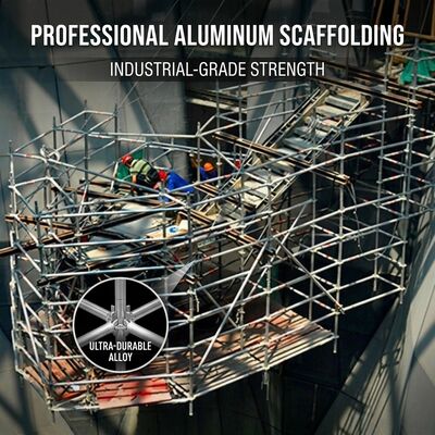 Good price Glass Facade Maintenance Aluminium Scaffold Tower EPDM Bumper Protection Non-Marking Platform for Curtain Wall online